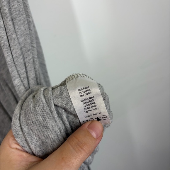 Hatch Highline Asymmetrical Jersey Dress Size OS One Size - Picture 9 of 9